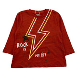 CANADA HOUSE shirt girocollo tinta unita con stampa in contrasto Ruggine per Neonato 24454020 RUGGINE CANADA HOUSE 