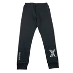 DSQUARED2 pantalone tuta tinta unita con stampa logo Nero per Bambino DQ2527 NERO DSQUARED2 