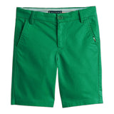 Tommy Hilfiger Bermuda Tinta Unita con Logo per Neonato DHIEHJI VERDE TOMMY HILFIGER 