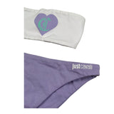Just Cavalli Costume 2 Pezzi Fascia-Mutanda Bicolore per Bambina JGP26017CO BIANCO/LILLA JUST CAVALLI 