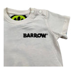Barrow Kids T-Shirt Girocollo Tinta Unita con Stampa per Neonato 033119 PANNA BARROW KIDS 