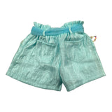 Miss Grant Short tinta unita con Cintura Azzurro per Bambina MG1324J AZZURRO MISS GRANT 