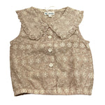 Lalalu' Camicia Tinta Unita con Fiori E Fantasia A Righe per Bambina CML70PB PANNA LALALU' 