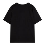 Moschino T-Shirt Girocollo Tinta Unita con Stampa per Bambino HRM050 NERO MOSCHINO 