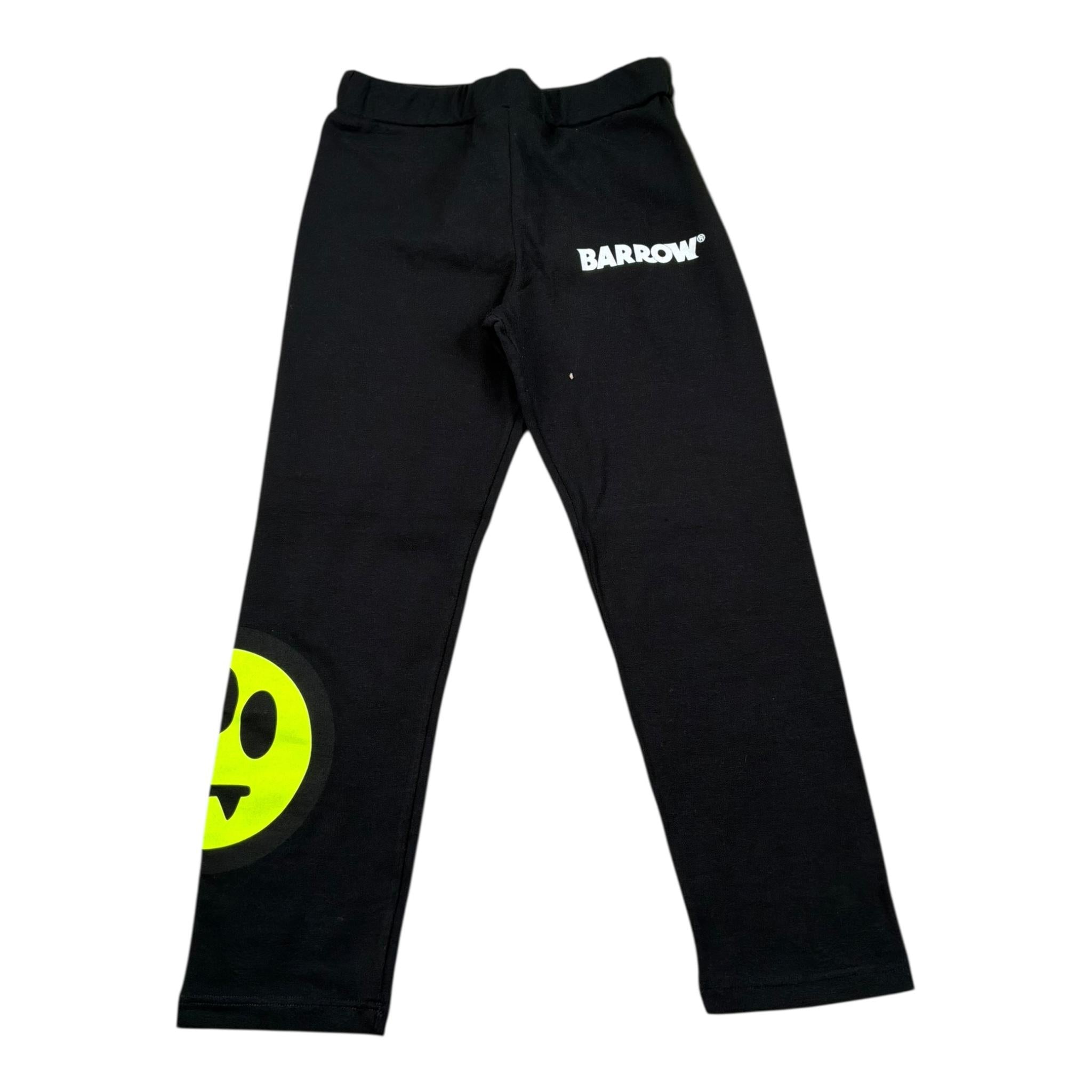 Barrow Kids Leggins Tinta Unita con Logo per Bambina 033040 NERO BARROW KIDS 