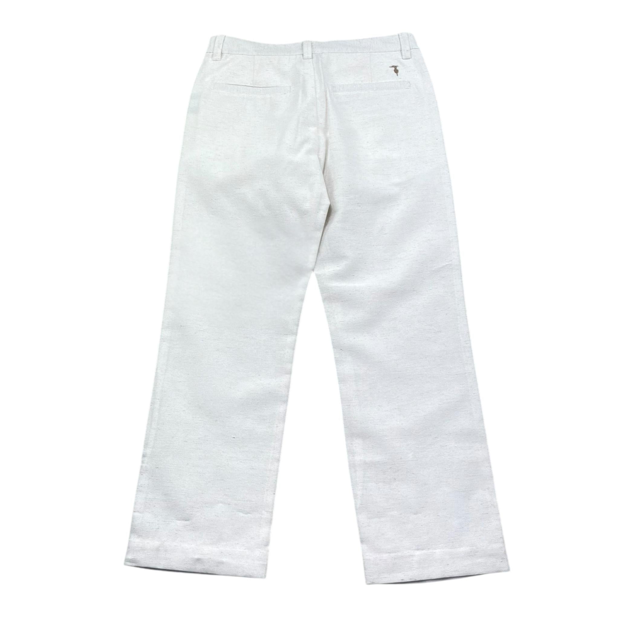 Trussardi Pantalone Tinta Unita con Girovita Regolabile per Bambino TBP26139PA BIANCO TRUSSARDI 