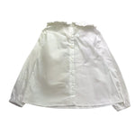 Little Bear Camicia Tinta Unita Manica Lunga per Bambina 7223 BIANCO LITTLE BEAR 