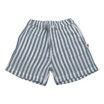 Petit Indi Bermuda Fantasia A Righe Bicolore per Neonato SS25BK7938N AZZURRO PETIT INDI 