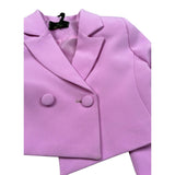 Fun & Fun Giacca Tinta Unita Modello Crop per Bambina FNCBJK00991J GLICINE FUN & FUN 