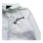 John Richmond Camicia Body Manica Lunga Tinta Unita per Neonata RIP26082CB BIANCO JOHN RICHMOND 