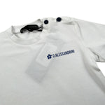 Daniele Alessandrini T-Shirt tinta unita con Stampa Bianco per Neonato 1296M08969 BIANCO DANIELE ALESSANDRINI 