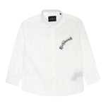 John Richmond Camicia Tinta Unita con Stampa per Neonato RBP25016CAX BIANCO JOHN RICHMOND 