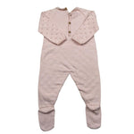 Wedoble Tutina Manica Lunga Tinta Unita per Neonata V2506346A ROSA WEDOBLE 