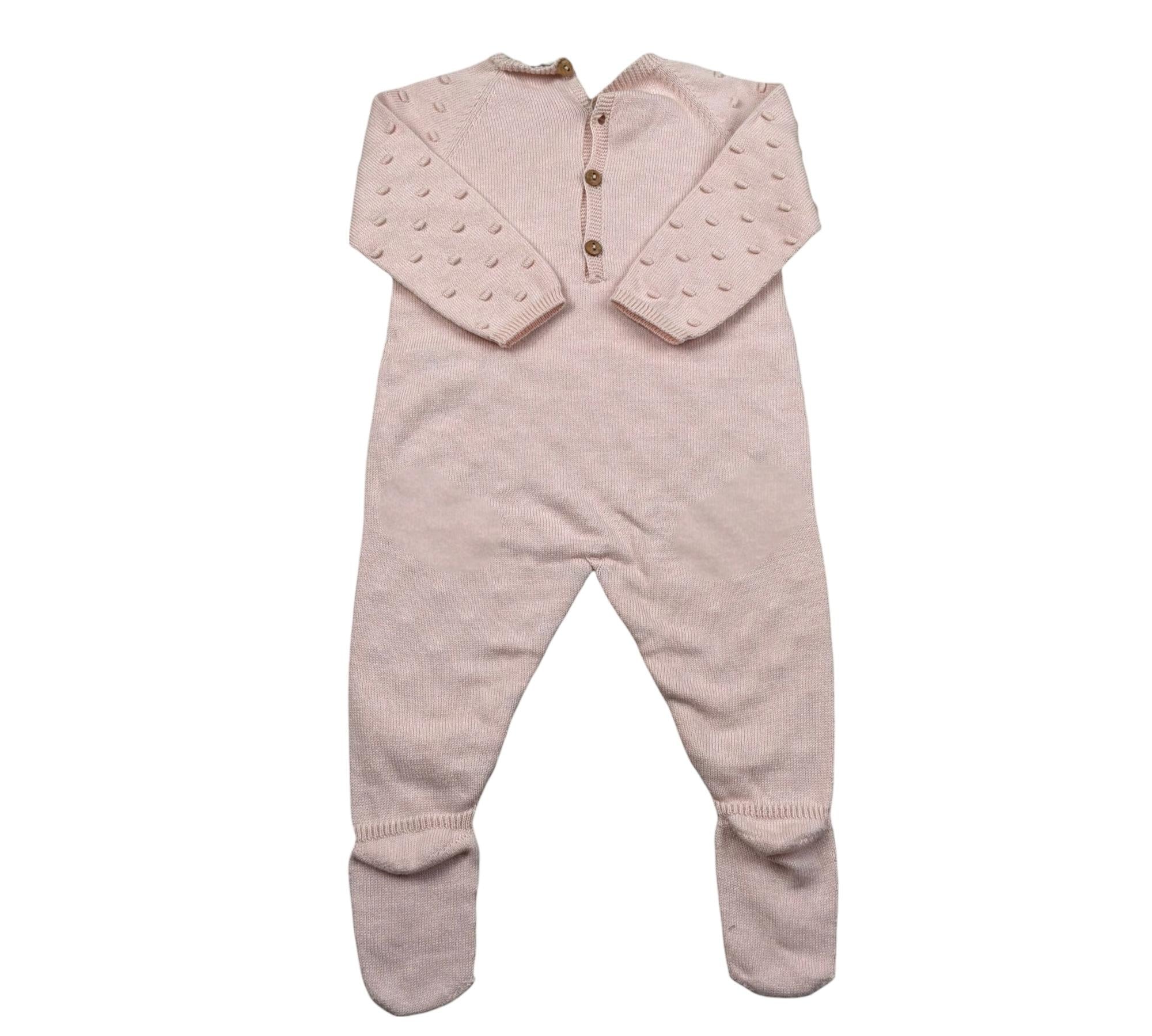 Wedoble Tutina Manica Lunga Tinta Unita per Neonata V2506346A ROSA WEDOBLE 