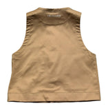 Trussardi Gilet Tinta Unita con Logo per Neonato TIP26041GT CAMMELLO TRUSSARDI 