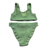 Saint Barth Costume 2 Pezzi Fascia-Mutandina per Bambina BAKER VERDE SAINT BARTH 