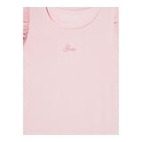 Guess T-Shirt Tinta Unita con Tulle per Neonata K5RI22K6YW4N ROSA GUESS 