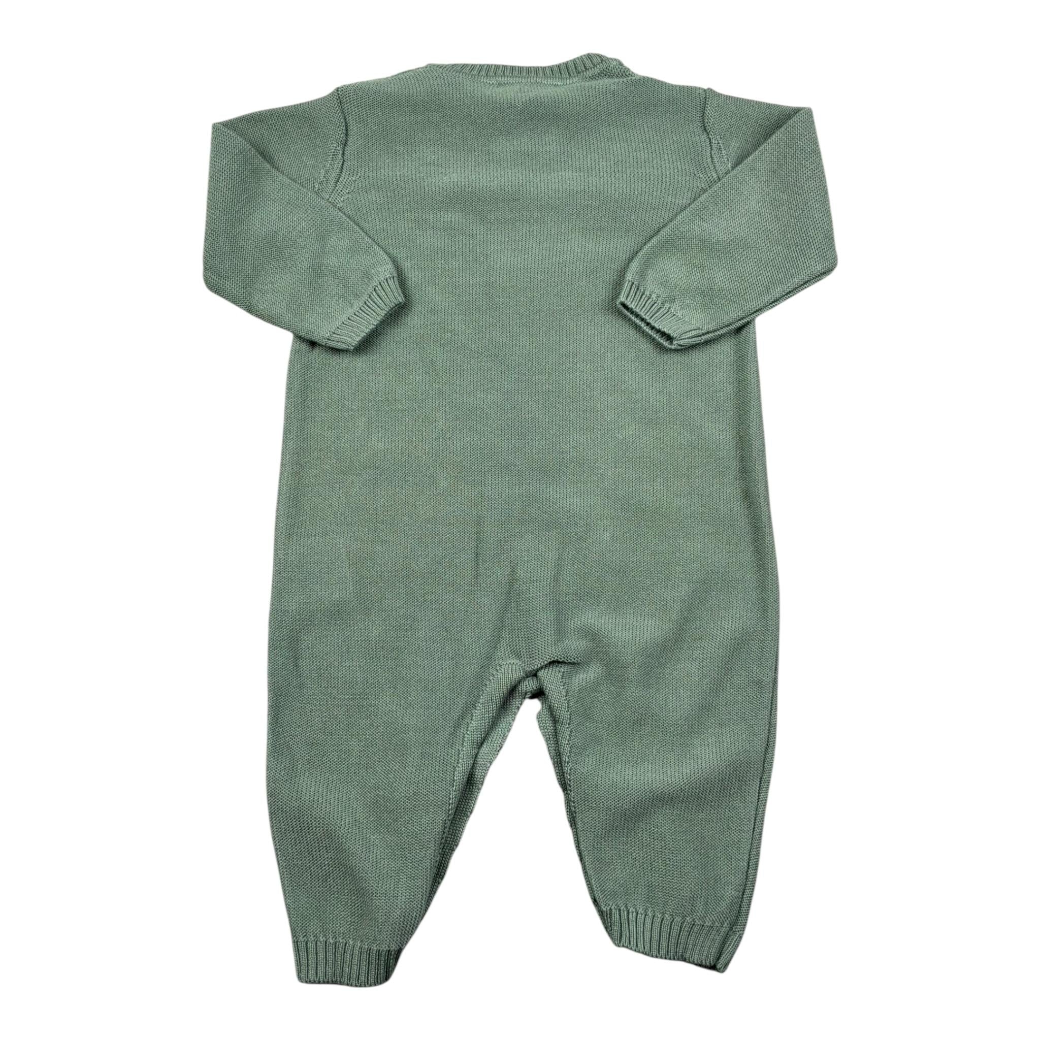 Maglifici di Verona Tutina Tinta Unita In Maglia per Neonato 045382 VERDE MAGLIFICI DI VERONA 