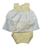 Wedoble Completo 2 Pezzi Camicia-Culotte per Neonata 017122295 BIANCO WEDOBLE 