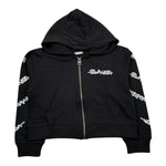 Blauer Felpa con Zip E Cappuccio Tinta Unita con Stampe per Neonata 25SBLGF02547N NERO BLAUER 