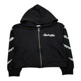 Blauer Felpa con Zip E Cappuccio Tinta Unita con Stampe per Neonata 25SBLGF02547N NERO BLAUER 