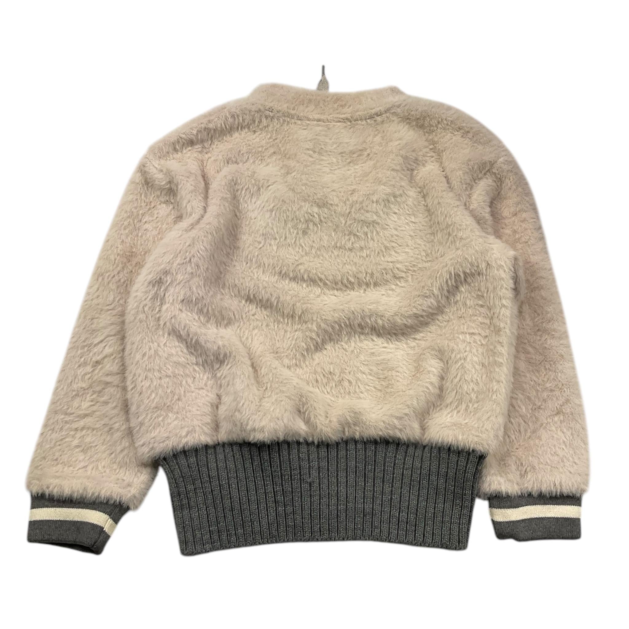 LU LU BY MISS GRANT felpa tinta unita con stampa Beige per Bambina LL3344 BEIGE LU LU BY MISS GRANT 