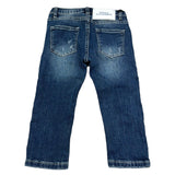 Daniele Alessandrini Jeans Tinta Unita con Girovita Regolabile per Neonato 1295PD00207 BLU DANIELE ALESSANDRINI 