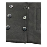 PATRIZIA PEPE cappotto tinta unita doppiopetto Nero per Bambina 7O0029 NERO PATRIZIA PEPE 