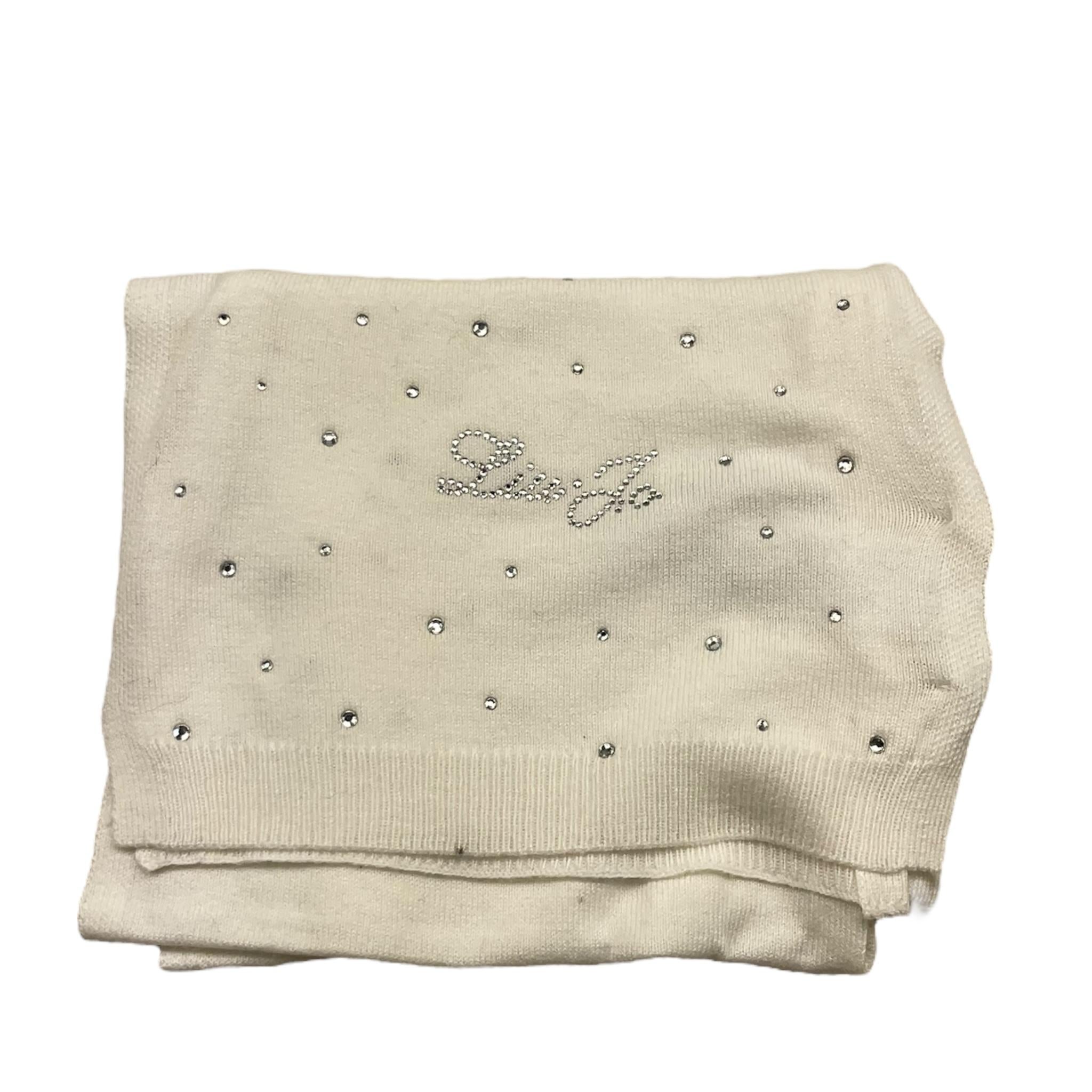 LIU JO sciarpa tinta unita cn brillantini Panna per Bambina K67010 PANNA LIU JO 