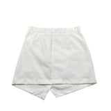 Y-Clu Gonna Tinta Unita con Elastico In Vita per Bambina Y19046 BIANCO Y-CLU 