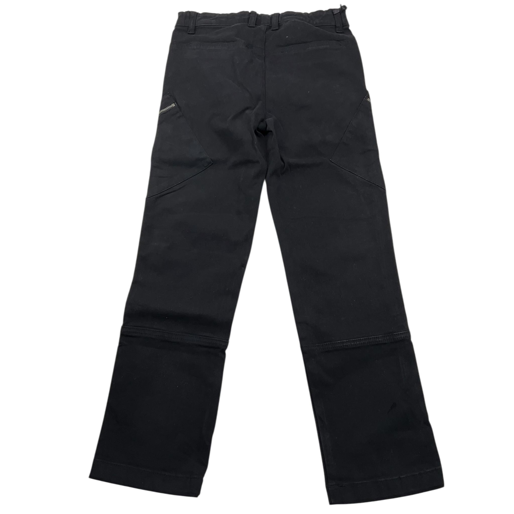 DANIELE ALESSANDRINI pantalone tinta unita con zip Nero per Bambino 1231P00025 NERO DANIELE ALESSANDRINI 