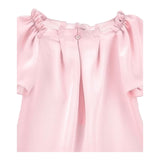 Monnalisa Camicia Mezza Manica Tinta Unita per Neonata 17E300 ROSA MONNALISA 