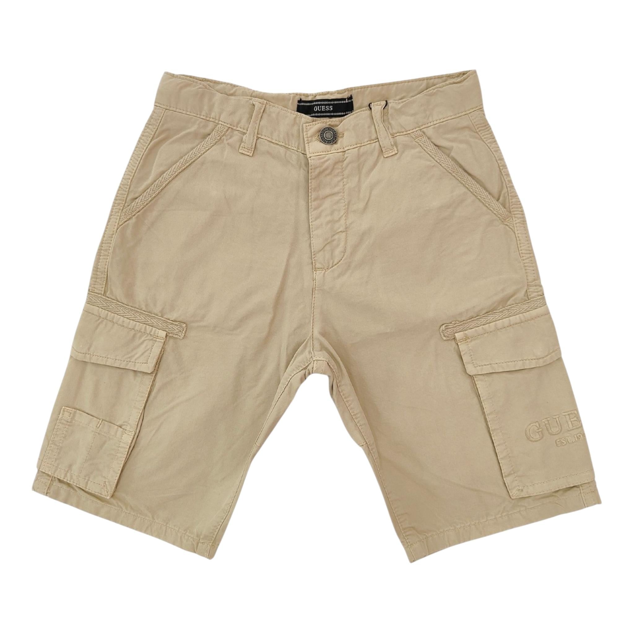 Guess Bermuda Tinta Unita con Tasconi per Bambino L5RD03WH304 BEIGE GUESS 