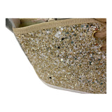 PANYNO sneakers tinta unita con lacci e brillantini Oro per Bambina F3404 ORO PANYNO 