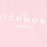John Richmond T-Shirt Girocollo Tinta Unita con Stampa per Neonata RIP25002TSXXXX ROSA JOHN RICHMOND 
