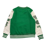 NBA felpa bicolore girocollo con stampa Verde per Bambino EK2B7FHCZ VERDE NBA 