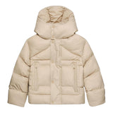 DSQUARED2 giubbino tinta unita cn cappuccio Beige per Bambina DQ2663 BEIGE DSQUARED2 