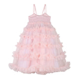 Billieblush Abito Cerimonia Tinta Unita con Tulle  per Bambina U20976 ROSA BillIEBLUSH 