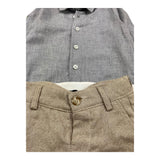 ALETTA completo 3 pezzi giacca-camicia-bermuda Blu per Neonato M220419 BLU ALETTA 