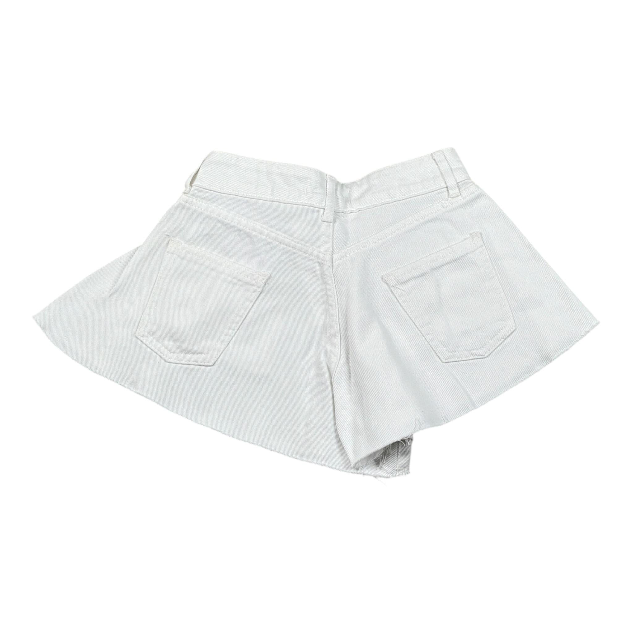 Gavroche Short tinta unita Modello A Farfalla Bianco per Bambina GA31 BIANCO GAVROCHE 