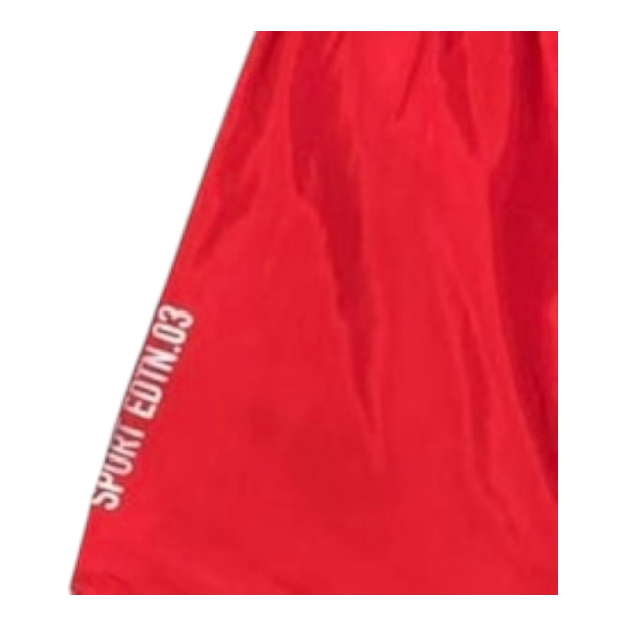 Dsquared2 Costume Tinta Unita Modello Bermuda con Stampa per Neonato DQ0054 ROSSO DSQUARED2 