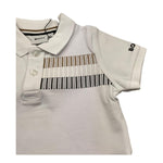Boss Polo Mezza Manica Tinta Unita per Neonato J52100 BIANCO BOSS 