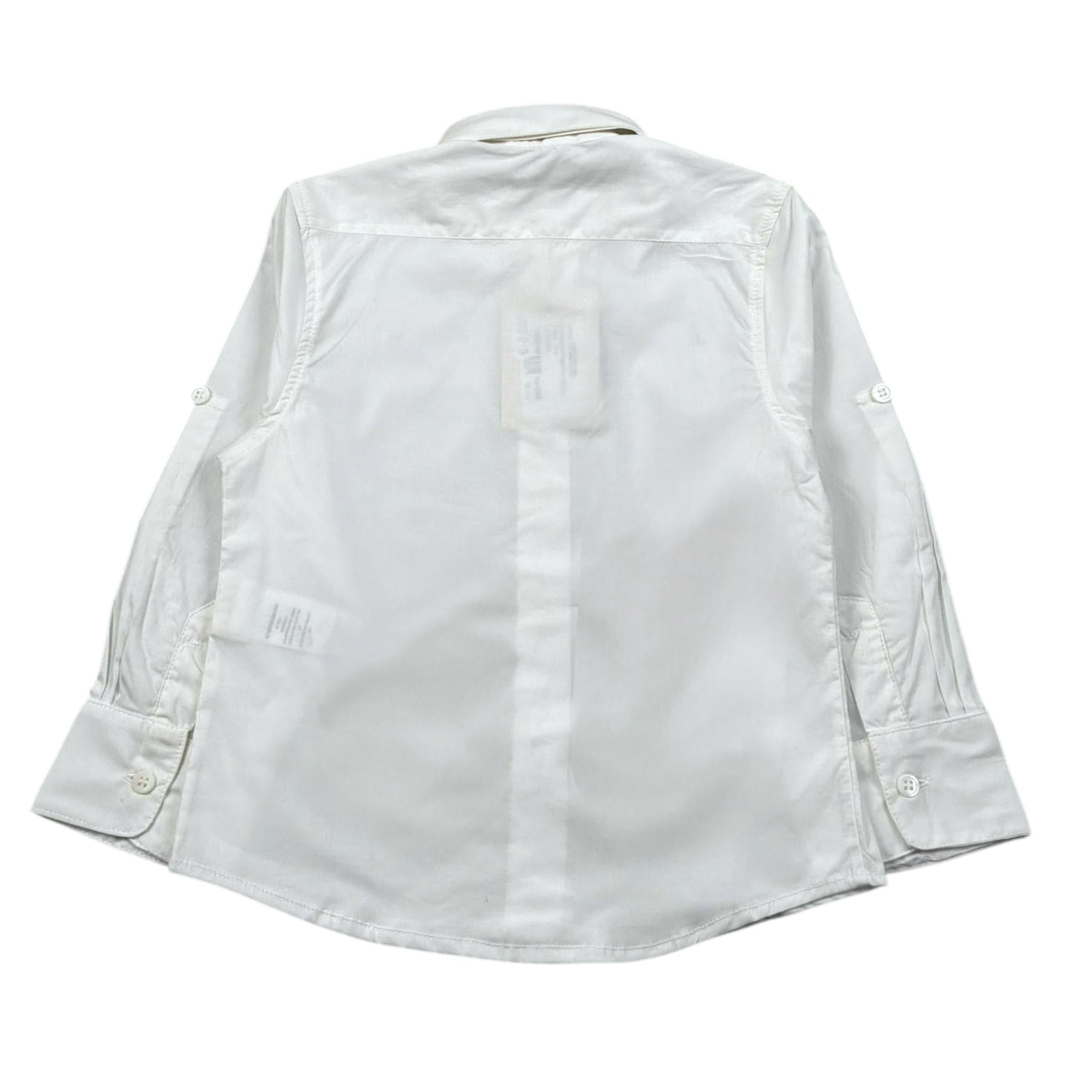 Pure Firenze Camicia Manica Lunga Tinta Unita per Neonato PC03179 PANNA PURE FIRENZE 