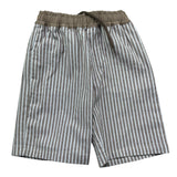 Trussardi Bermuda Bicolore con Fantasia A Righe per Bambino TBP26068BE BIANCO/BEIGE TRUSSARDI 