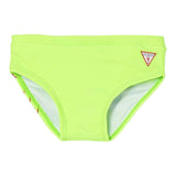 Guess Costume Mutandina Tinta Unita con Logo per Neonato IG4Z00MC052G VERDE FLUO GUESS 