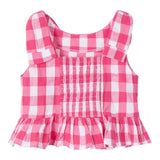 Mayoral Camicia Giromanica Fantasia A Quadri per Bambina 3023J BIANCO/FUXIA MAYORAL 