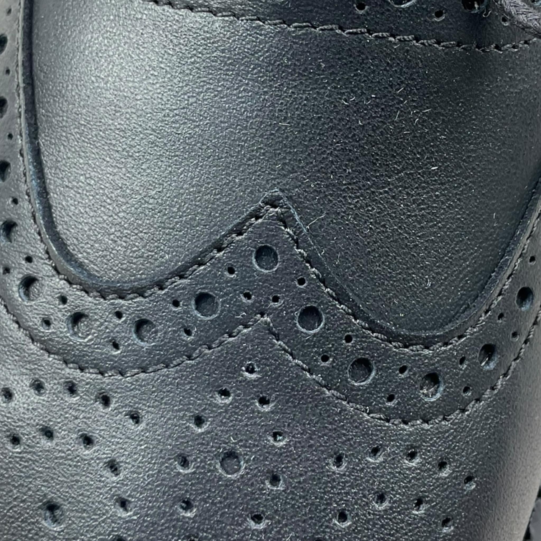 IL GUFO polacchina tinta unita con ricami Nero per Bambino G252 NERO IL GUFO 