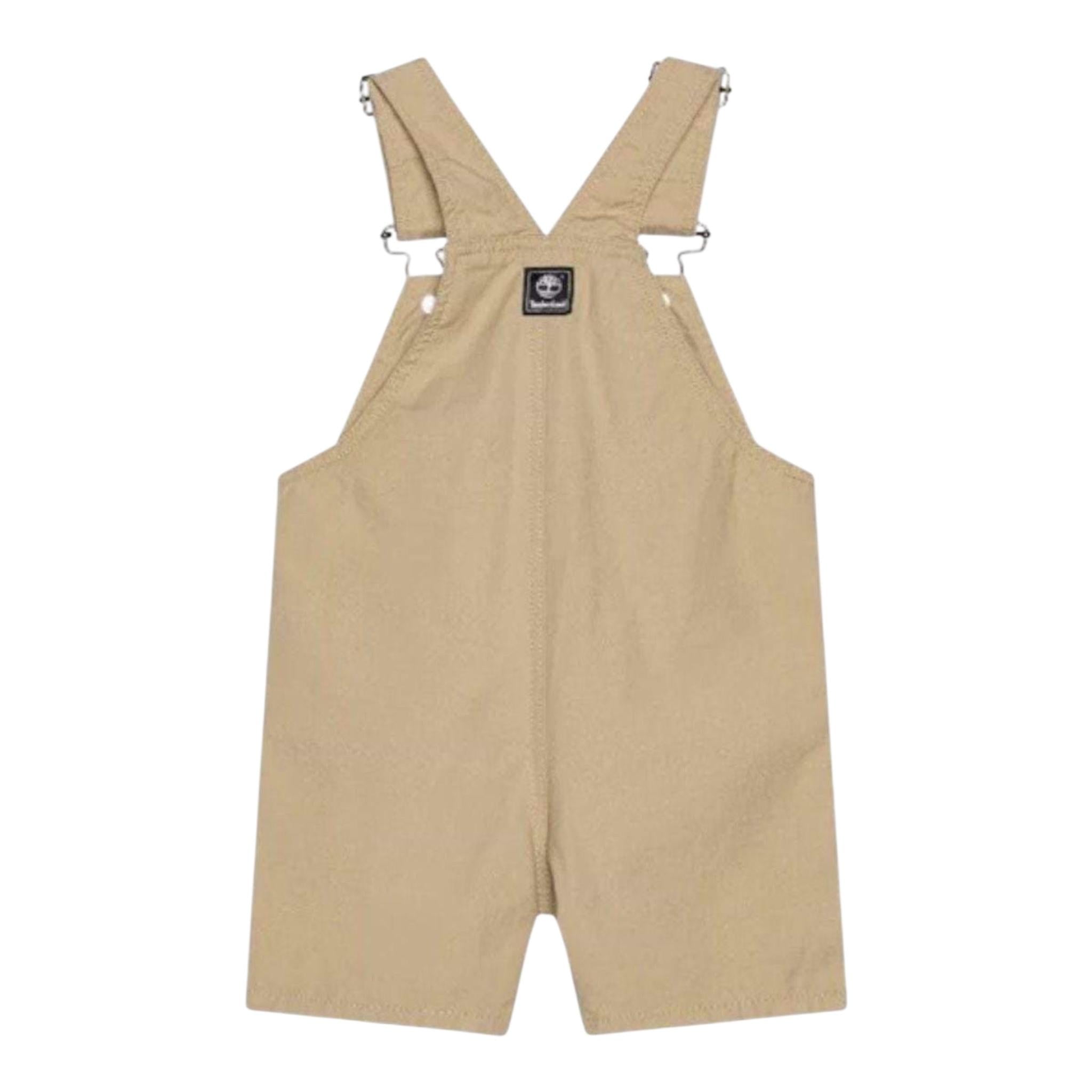 Timberland Salopette Tinta Unita con Bottoni per Neonato T60148 BEIGE TIMBERLAND 