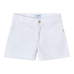 Mayoral Short Tinta Unita con Applicazioni per Neonata 3205N BIANCO MAYORAL 