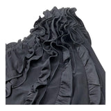 Fun & Fun Body Tinta Unita Giromanica con Balze per Bambina FNCJBD00987 NERO FUN & FUN 